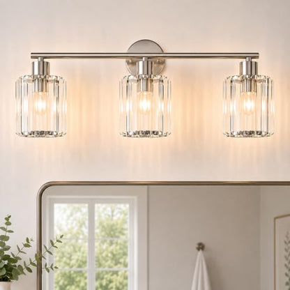 Modern Crystal Bathroom Light Fixtures
