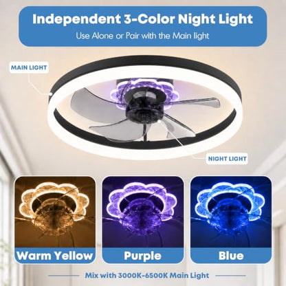 Ceiling Fan with Light and Remote