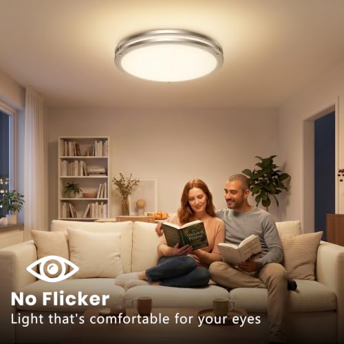 Flush Mount LED Ceiling Light Fixture