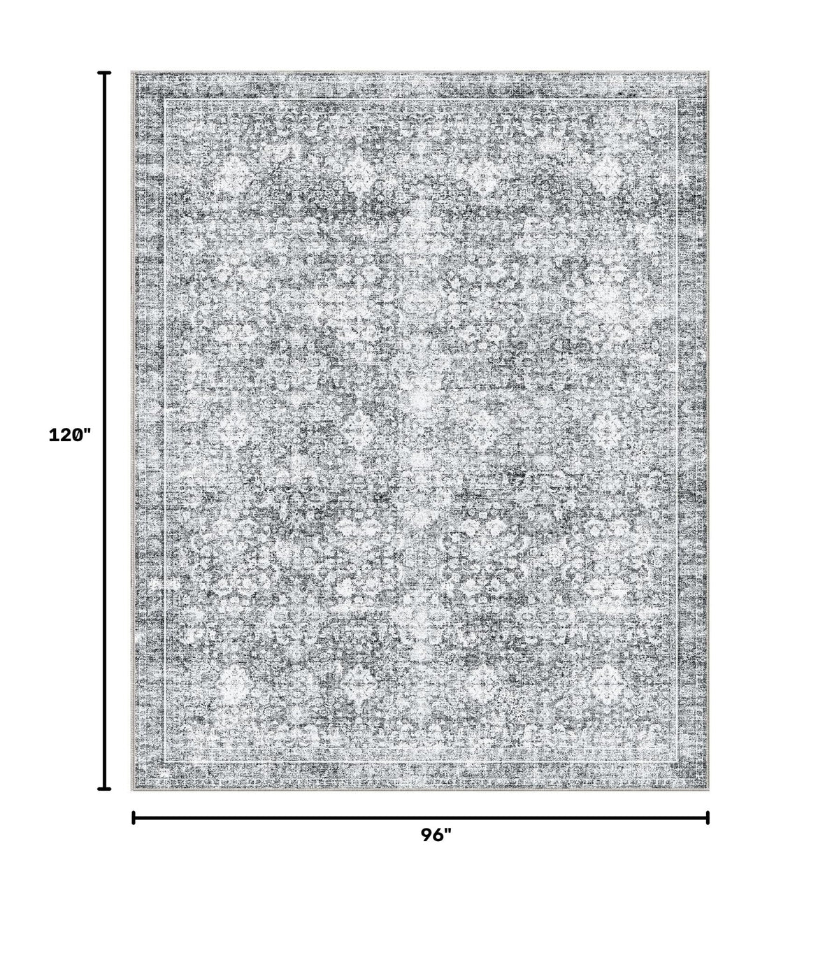8x10 Area Rugs (Light Grey / 8' x 10' (Rectangular))
