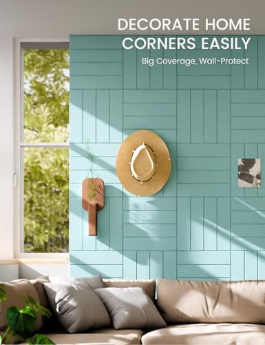 Felt Bulletin Board & Cork Board Alternative (Aqua Blue-1 / Bold-stripe 6-pack)
