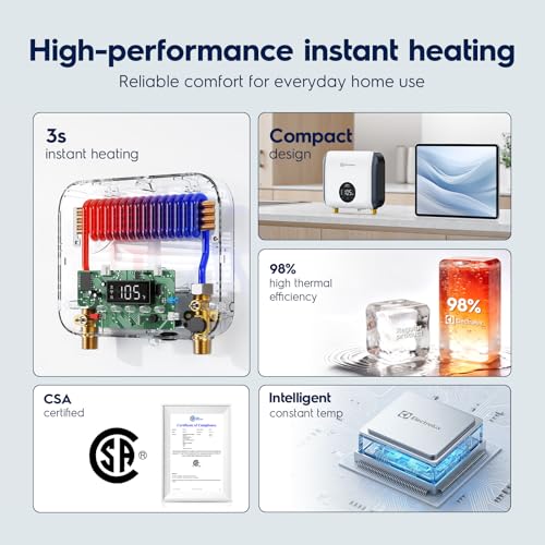 tankless hot water heater electric on demand