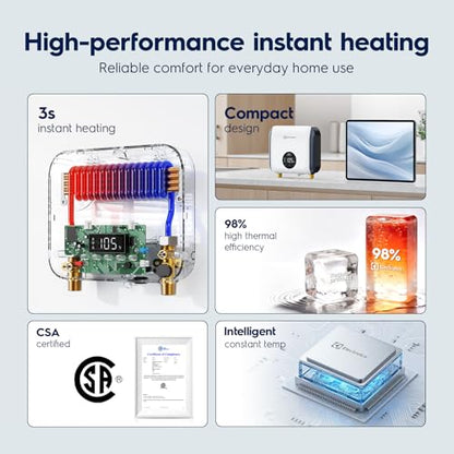 tankless hot water heater electric on demand