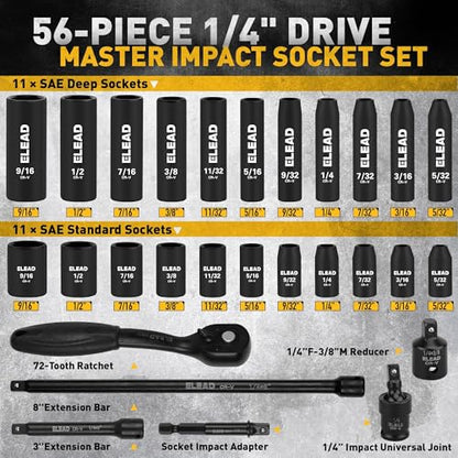Drive Impact Socket Set