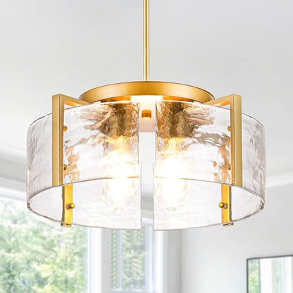 Drum Glass Chandelier