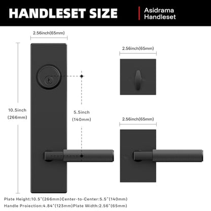 ZP01-098A-E Door Handle Set