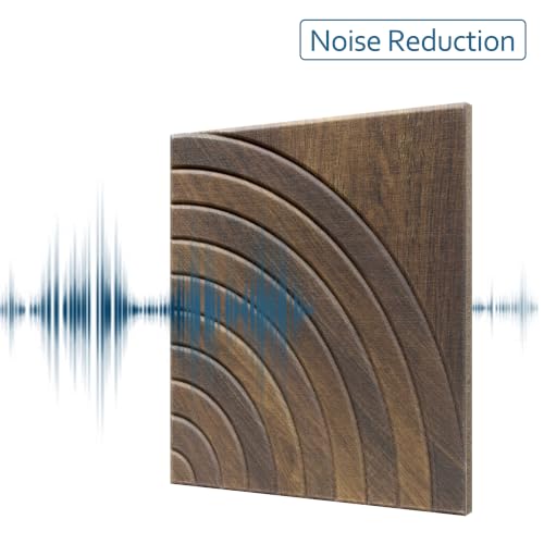 16 Pack Acoustic Wall Panels (Walnut)