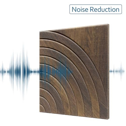 16 Pack Acoustic Wall Panels (Walnut)