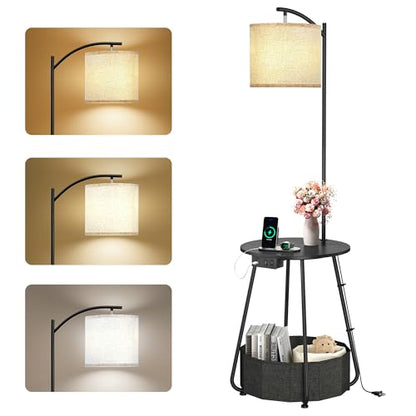 Floor Lamp with Table
