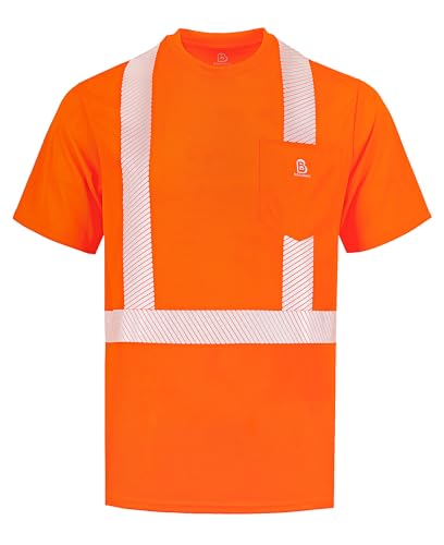 Non FR Men's High Visibility Shirts Reflective ANSI 107 Type R