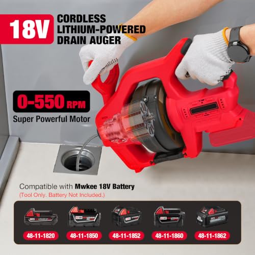 Cordless Electric Drain Auger