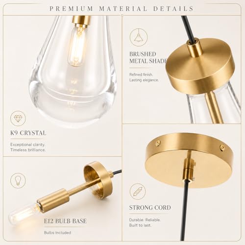 Modern Teardrop Pendant Light