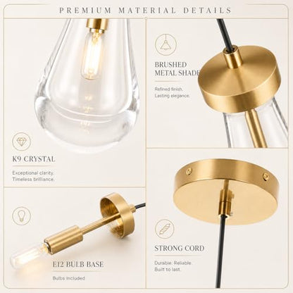 Modern Teardrop Pendant Light