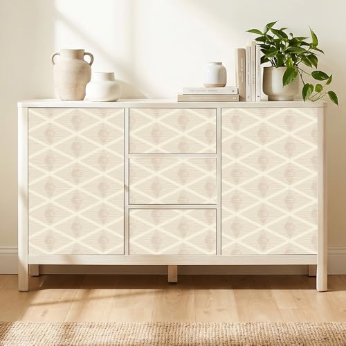 Peel and Stick Wallpaper (Beige05 / 17.7" x 236.2")