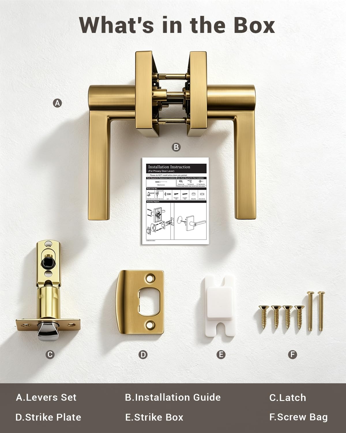 Champagne Bronze Door Knobs (Champagne Bronze)