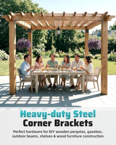 4x4 L Bracket Heavy Duty Pergola Corner Brackets
