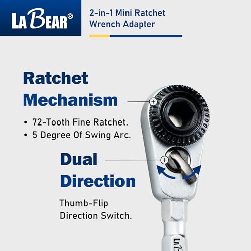 Dual Sided Mini Ratchet Adapter