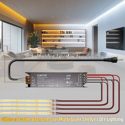 24V CCT COB LED Strip Lights Kit