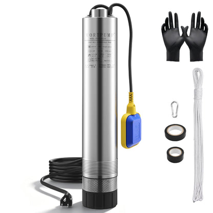 Submersible Deep Well Pump 3 (174FT Head)