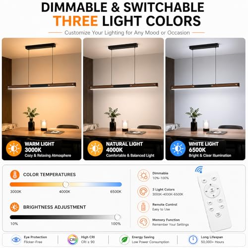 LED Linear Pendant Light