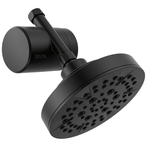8 Setting Shower Head Brushed Nickel with Clarifi Standard Shower Filter Attachment with Filter
