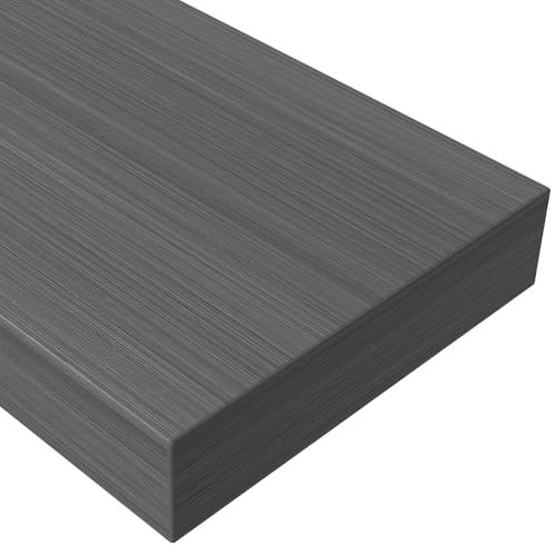Black Floating Shelves 15.7in