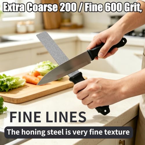 Dual Grit Diamond Sharpening Stone Garden Tool File