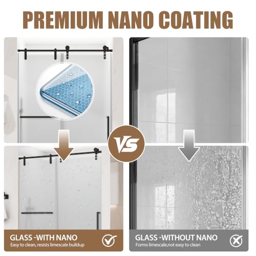 Frosted Glass Shower Door