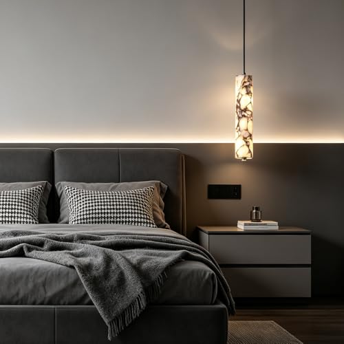 11 Inch Natural Alabaster Pendant Lights
