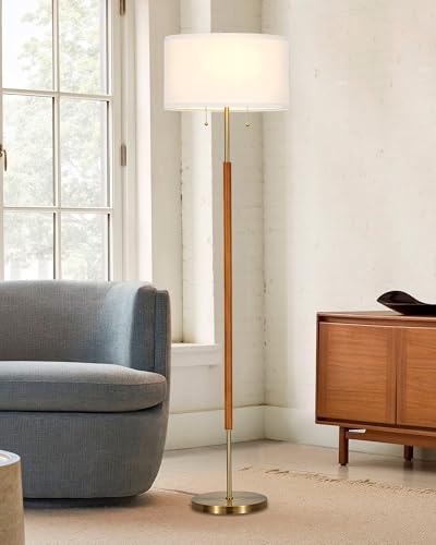 Wood Standing Floor Lamp