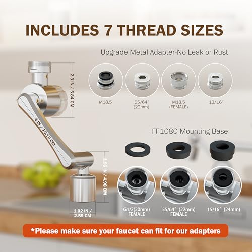 Water Filter for Sink Faucet Extender Aerator