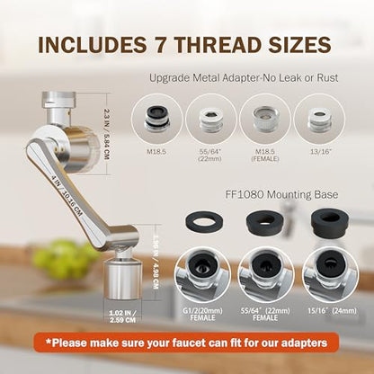 Water Filter for Sink Faucet Extender Aerator