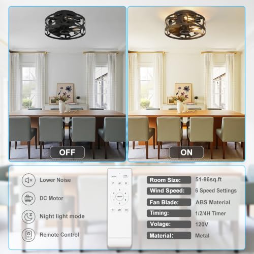 Flush Mount Ceiling Fan