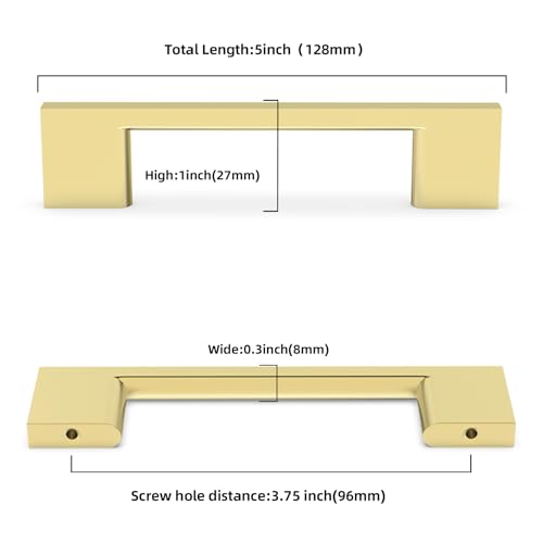 KO1838 Cabinet Pulls Kitchen Cabinet Handles Zinc Alloy Drawer Pulls Solid Cabinet Hardware