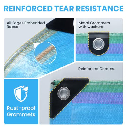 Tarps Heavy Duty Waterproof with Grommets
