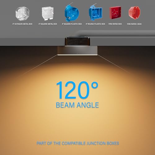 5 Inch Edgeless Surface Mount LED Ceiling Light