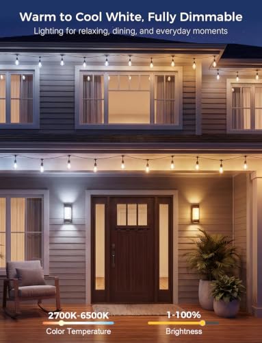 Smart Outdoor String Lights