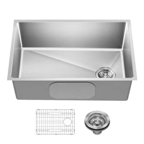 Fairlane 27 in Undermount Single Bowl Stainless Steel Kitchen Sink (27 Inch / Single Bowl — Undermount)