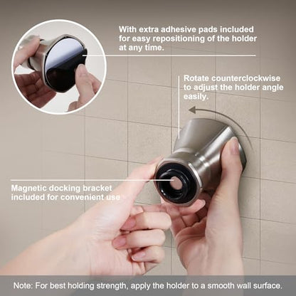Magnetic Shower Head with Handheld Sprayer