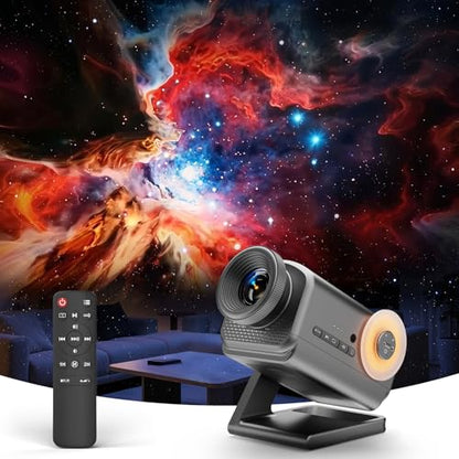 3D Projector 60 Themes HD 3D Galaxy Projector with Bluetooth Speaker & Remote