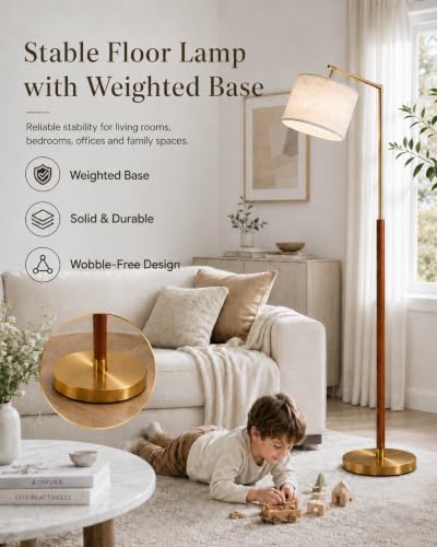 Wood Floor Lamp