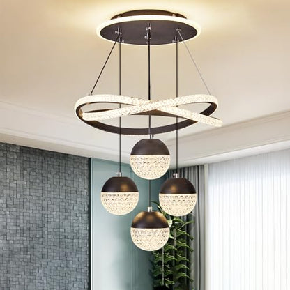 Modern Gold LED Chandeliers