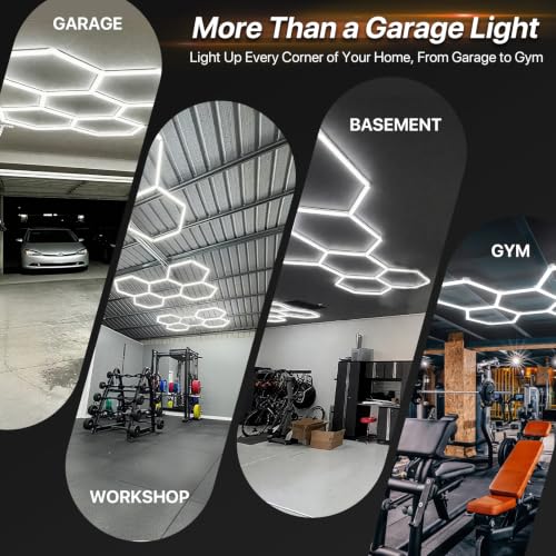 Hexagon Garage Lights