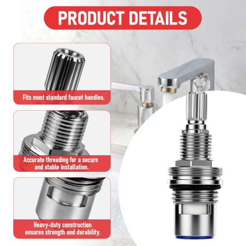 KSRPL941HC Hot & KSRPL941CC Cold Ceramic Disc Cartridge Compatible with Kingston Brass Faucets
