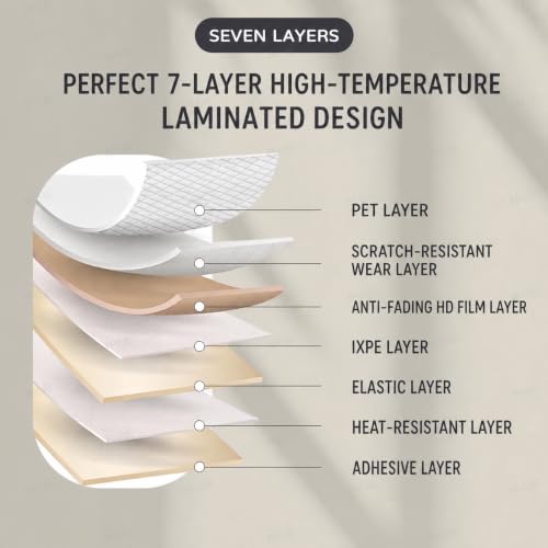 1 Pack Peel and Stick Marble Foam Wall Sticker