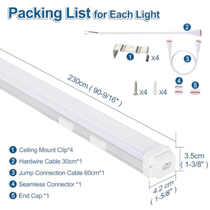 8FT LED Shop Light Fixture