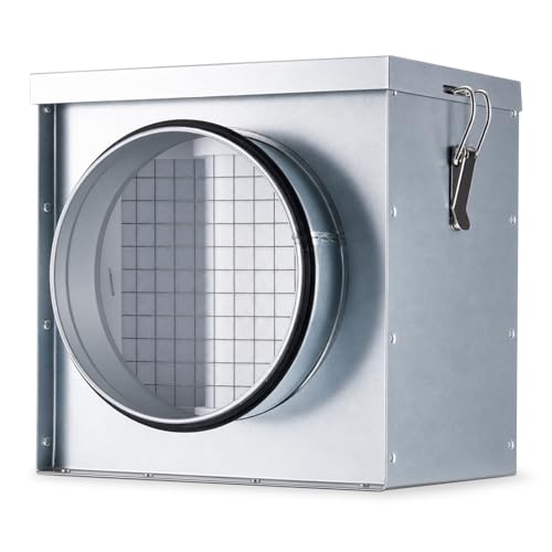 1 Pcs Duct Air Inline Filter Box with Epdm Gaskets