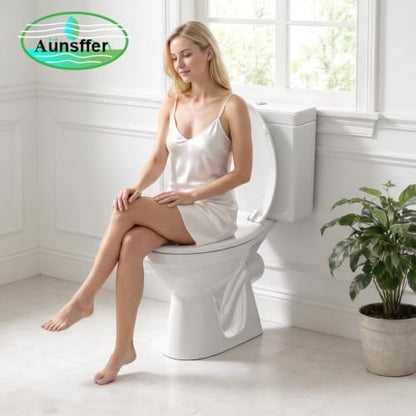 Toilet Seat Elongated Toilet Seat 18.5inch (White / Elongated 18.5inch)