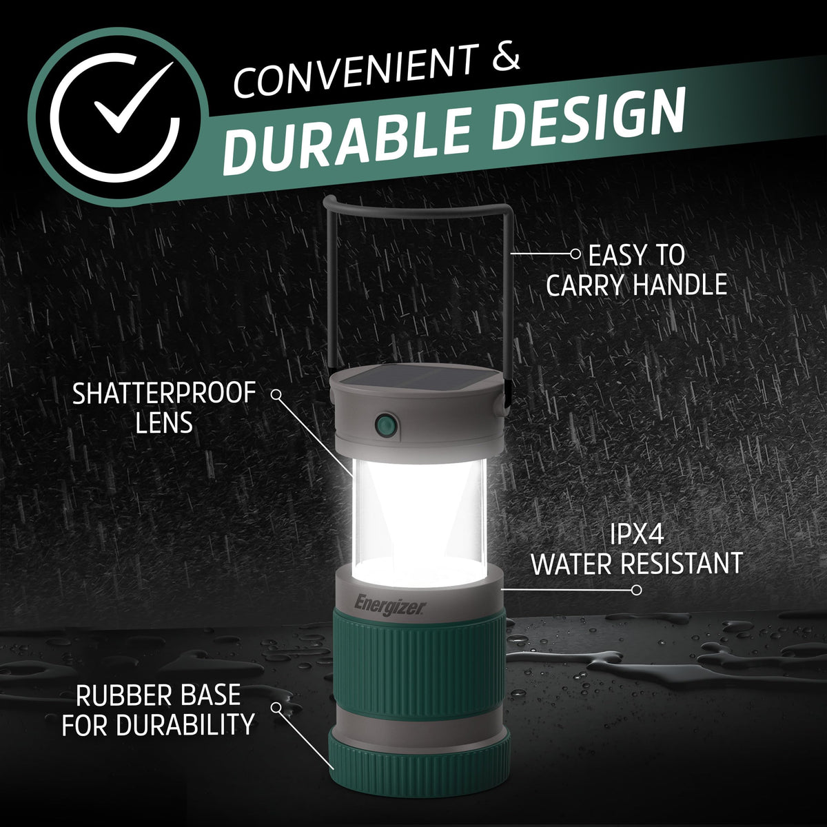 S 500 Hybrid Power Camping Lantern (1 Pack / 500 Lumens)