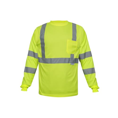 High Visibility Long Sleeve Reflective Safety Shirt for Working
